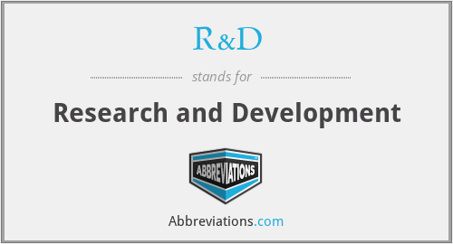 What does R & D stand for?